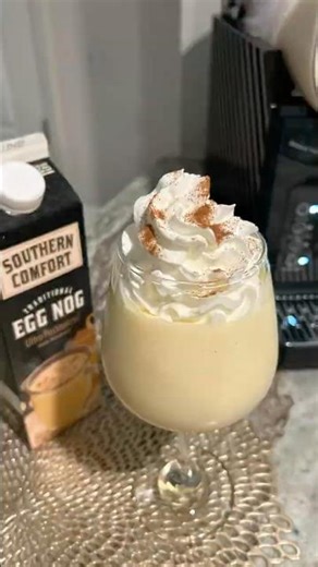 Quick Egg Nog Milkshake using My Slushie Machine