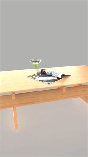 Making a simple coffee table process