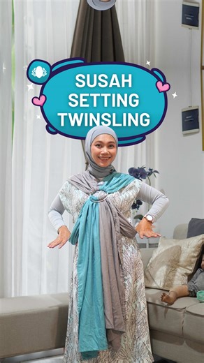 Tutorial Gendongan Kembar untuk Mommy
