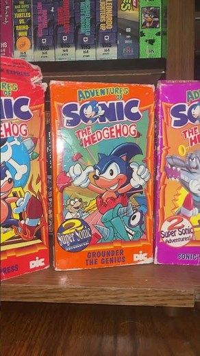 Sonic The Hedgehog VHS #Sonic #VHS #Cartoon #DIC