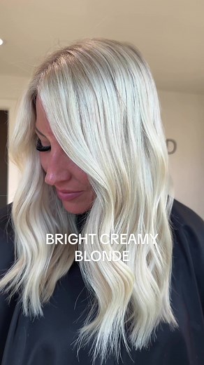 BRIGHT CREAMY BLONDE 🍦 Formula: Redken Shades EQ 10N 10GI 10T #hairinspo #redkenshadeseq #redken #redkenprotok #haircolorist #educationhairstylist #redkenshadeseqformulas #hairlove #modernsalon #behindthechairstylist #behindthechair #blondespecialist #haireducation #creamyblondehair #creamblonde #blondehair