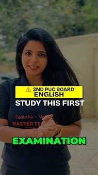 🔥 2nd PUC English 2026 Critical Topics | Must Study Before Final Exam 💯🚀