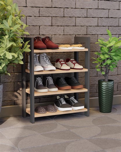 DIY Shoe Rack Plans : Shoe Storage Shelves Blueprint - PDF Download - Etsy
