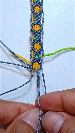 MACRAME BRACELET TUTORIAL, CARA MEMBUAT GELANG BENANG MOTIF