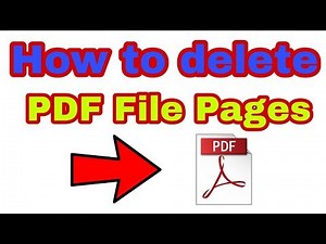How to delete pdf file pages without software | delete multiple pages #deletepdfpages