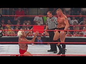 Brock Lesnar vs. Ric Flair: Raw, July 1, 2002
