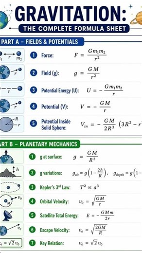 Gravitation Explained in 60 Seconds 🌍 | Newton’s Law Made Easy📝