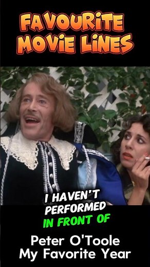 Peter O’Toole | I'm not an actor.... | Classic Movie Lines | My Favorite Year