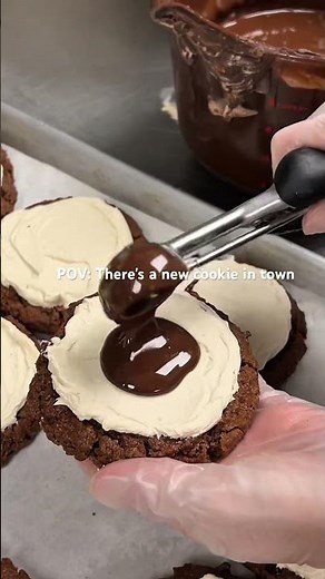 POV: There’s a New Cookie in Town 🍪 | Buckeye Brownie Cookie BTS Kelly's Bake Shoppe