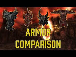 Daedric Armor in every Elder Scrolls Game - Comparison and Showcase!