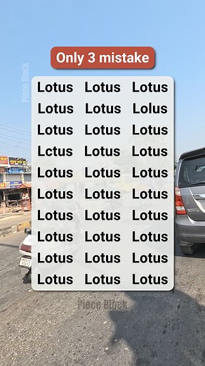 27K views · 251 reactions | Spot the 3 typos in Lotus! | Piece Block | Facebook