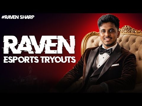 RAVEN SHARP TRYOUTS #bgmi #ravensharp #bgmilivetamil