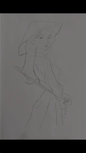 I Drew a Samurai Girl and You Won't Believe How It Turned Out #pencildrawing #anime