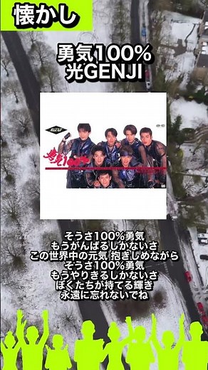 【#懐かし図鑑33】🎧勇気100%/光GENJI「そうさ100%勇気 もうがんばるしかないさ」#カラオケで歌いたい#曲紹介#光genji#勇気100パーセント
