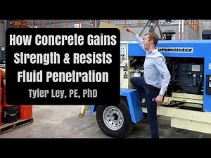 How Concrete Gains Strength and Resists Fluid Penetration