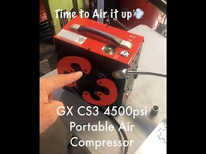 Testing the Amazon GX CS3 4500psi Air Compressor