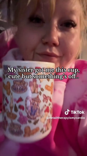 It’s so cute, but something seems off? I can’t quite figure it out. #cup #coffeecup #coffeemug #cutecoffeecup #tiktokshopcreatorpicks #dealsforyoudays