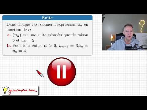 suite géométrique • formule • terme général avec la raison Un=u0xq^n • première spé & option maths