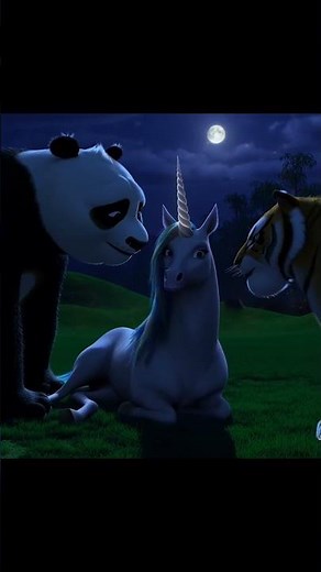 “When the Panda, Tiger & Unicorn Met 🌈🐼🐅🦄 | A Magical Friendship”