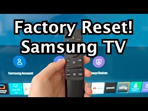 How to Factory Reset Samsung Smart TV!