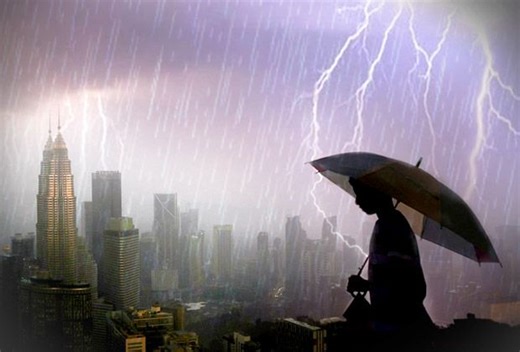 Thunderstorms, heavy rain predicted for Selangor, four other states this afternoon