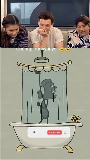 Tom Holland Reacts to Viral Animations -Funny Reactions 53 #tomholland #reaction #funnyshorts#comedy