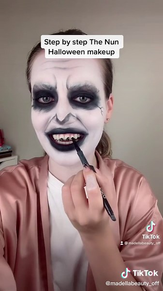 The Nun Halloween Makeup Tutorial: Step-by-Step Guide