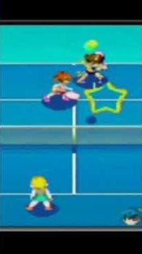 MARIO POWER TENNIS TOUR GBA [ D RANK DOUBLE MATCH PART 2] #mariotennis #gba #shorts