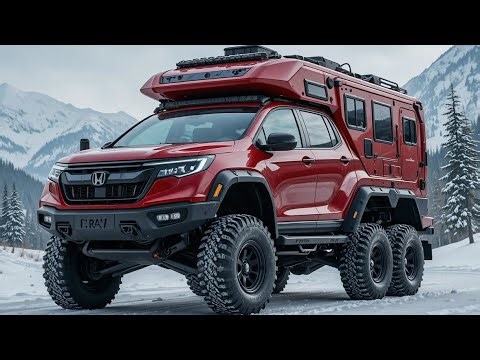 Honda CR-V Adventure 6x6 Camper 2026 | Off-Road Beast Full Review