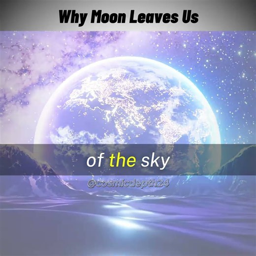The Moon Is Slowly Leaving Earth… And It Won’t Stop 🌕💔