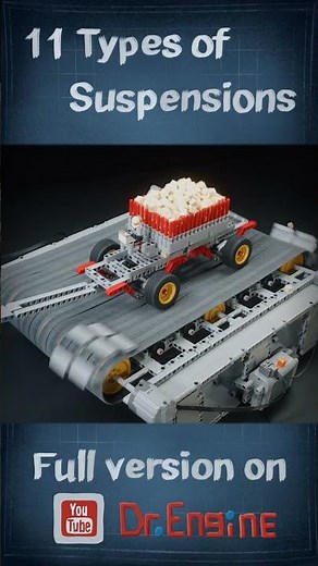 Leaf Cruiser - Rubber Leaf Shock Absorber - Suspension Testing - #lego #legotechnic #suspension