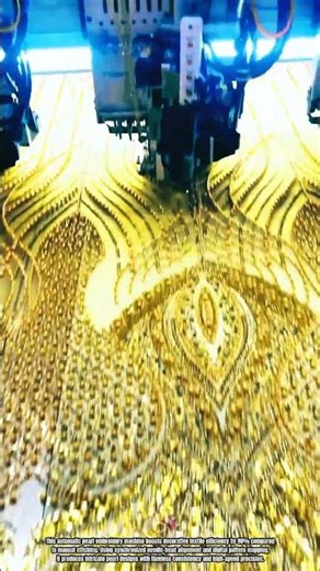Good Innovation automatic pearl embroidery machine tools for luxury textile art