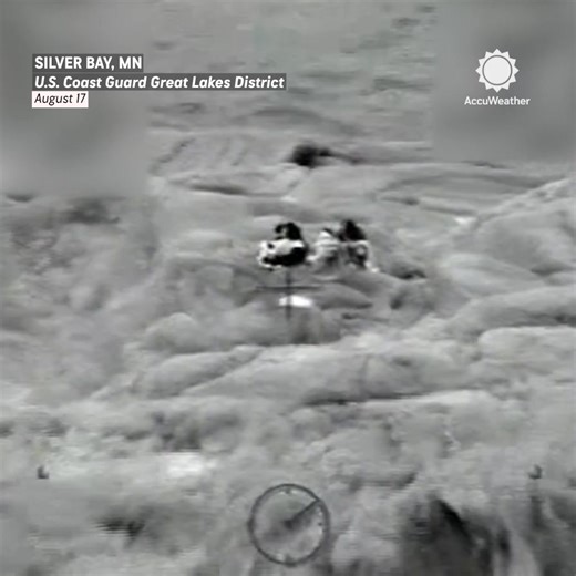 Four girls ages 8 to 14 were rescued by the Coast Guard after paddle boarding to a small island on Lake Superior and getting stranded overnight. Their parents reported them missing Saturday night and bad weather delayed local rescue efforts. | AccuWeather