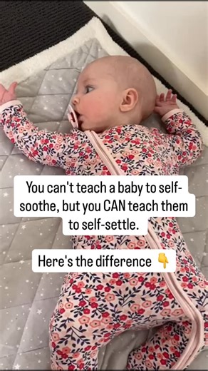 The term “self-soothing” was first coined by Dr. Thomas Anders in the 1970s. He found that some babies naturally stirred and resettled during the night without signaling for help. But here’s the thing - you can’t teach this! What we CAN work on is self-settling, which is all about sleep associations. These can be changed over time, and sleep training is a legitimate evidence-based way to help with this. Temperament plays a huge role too. Some babies need more parental presence to feel safe enoug