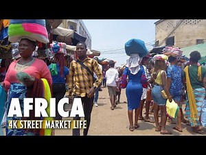 Inside Busiest and Biggest Market (Assigame) | Lome Grand Marche, Togo 4k