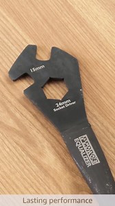 Pedro's Unisex's Equalizer PRO Pedal Wrench II-15MM, Black/Yellow, 15mm