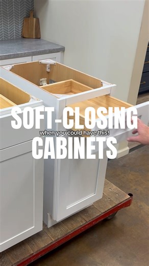 Why put up with loud slams when you could invest in soft-closing cabinets?✨
