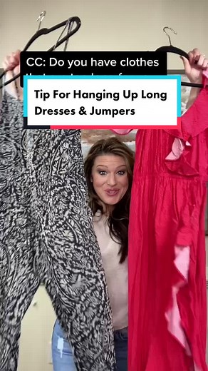 How to Hang Long Dresses and Jumpers with Ease