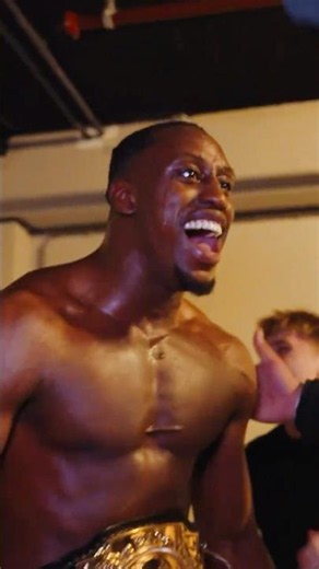 Mory Kromah was HYPED after defending his belt at #COLLISION9!