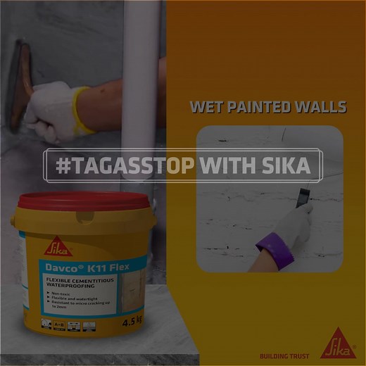 Waterproofing Made Easy with Davco K11 Flex Designed for high-moisture areas such as: ✔ Bathroom tiles ✔ Kitchen tiles ✔ Freshly painted walls Ensure long-lasting protection and reliability where it matters most. Trust Sika Davco K11 Flex—the choice of professionals. #SikaPH #DavcoK11Flex #TagasStop #Waterproofessionals 🛒 Shop here: TikTok Shop: https://www.tiktok.com/discover/sika-official-shop Shopee: https://shopee.ph/sikaofficialstore Lazada: https://www.lazada.com.ph/shop/sika | Sika Phili
