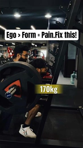 Heavy Squat FAIL 😂 | Meme + Trending Song + Motivation 💪 #shorts