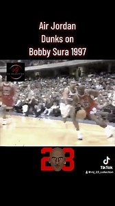 💥🏀💥🏀💥🏀💥🏀💥 Legendary Air: Reliving MJ’s Gravity-Defying Dunks In a timeless moment of basketball brilliance, Michael Jordan left fans in awe as he soared baseline, defying gravity, and unleashed a thunderous dunk over Bobby Sura during a game in 1997. 🏀✈️ With unparalleled athleticism and finesse, Jordan showcased his dominance, etching another iconic highlight into NBA history. This electrifying play not only epitomized Jordan’s aerial prowess but also cemented his status as the ultima