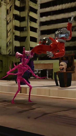 Titan Cameraman vs Siren Head Who will win 🥰 part 3#sirenhead #titancameraman