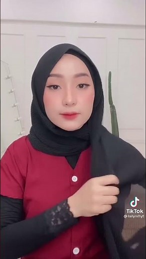Tutorial Hijab Pashmina Plisket Kondangan Simple