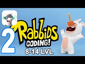 Rabbids Coding - Walkthrough Gameplay Part 2 - 8 9 10 11 12 13 14 Levels (iOS, Android, PC)