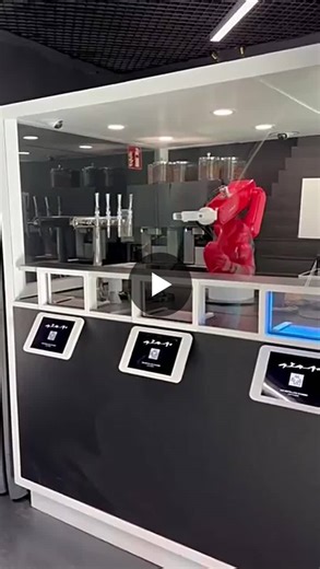 A robot serving coffee is a sign of where the world is going.   At TEBIN, we believe in testing, adopting and using new technology early.   Robotics, automation and AI are already here. And engineers… | Alexander Nikitin