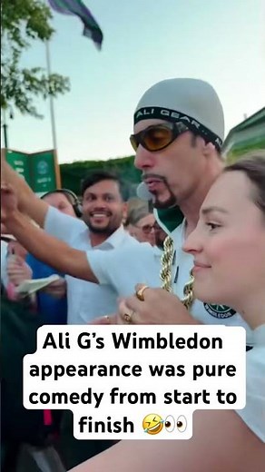 Ali G’s Wimbledon appearance was pure comedy from start to finish 🤣👀 @official.ali.g #AliG #funny