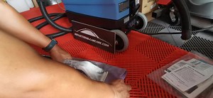 Mytee Lite Hot Water Extractor in action. Testing before it gets shipped to our client in Cebu. Not your ordinary extractor. 1000w in-line heater capable of heating solution up to 100deg C that quickly break up grease and dirt. Powerful vacuum with a rating of 100cfm, 130 " water lift. | Reflections Car Care