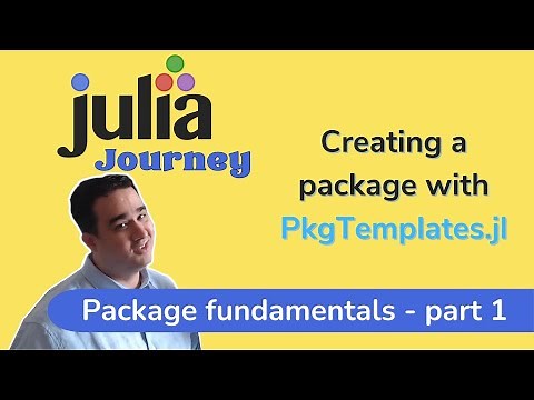 Creating a Julia Pkg with PkgTemplates.jl