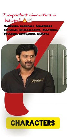 7 Important characters in bahubali 🔥📈#trending#entertainment#telugu#telugu#viral#prabhas#bahubali